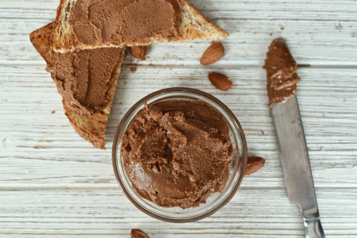 Healthy Homemade Chocolate Almond Butter Emily Happy Healthy